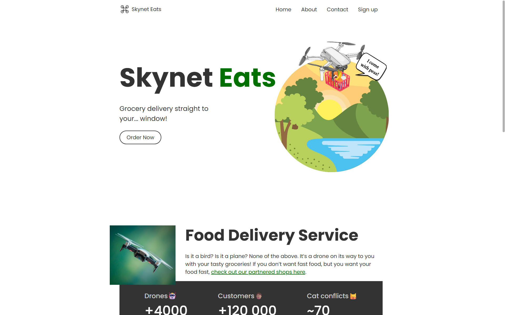 Skynet Eats preview